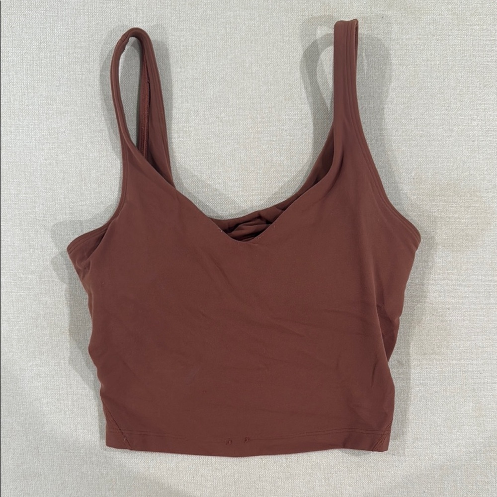 lululemon athletica Brown Tank Top